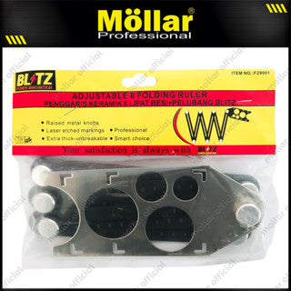 BLITZ F29001 Penggaris Keramik 6 Lipat Besi