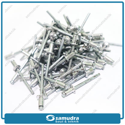 PAKU RIVET ECO 529 100 Pcs 4 X 8 Mm Blind Rifet Tembak Aluminium