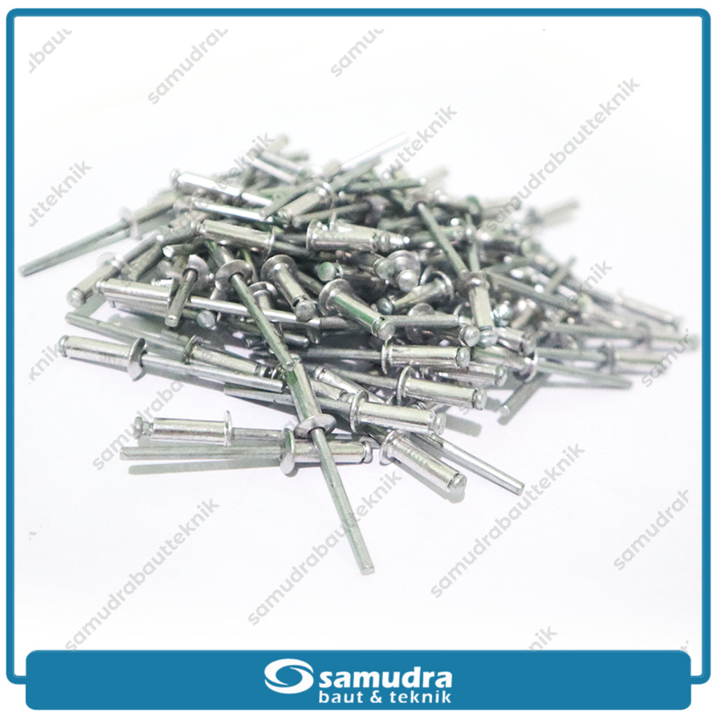 PAKU RIVET ECO 550 100 Pcs 4 X 12.7 Mm Blind Rifet Tembak Aluminium