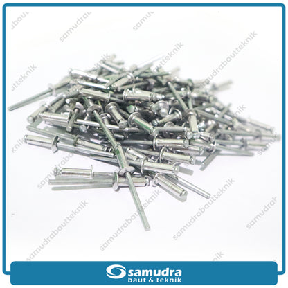 PAKU RIVET ECO 550 100 Pcs 4 X 12.7 Mm Blind Rifet Tembak Aluminium