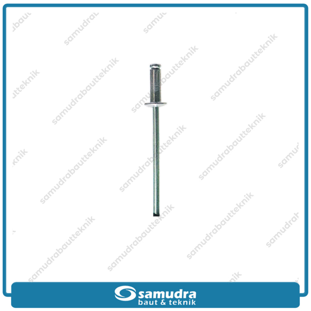 PAKU RIVET ECO 435 Silver 100 Pcs 3.2 X 9.5 Mm Blind Rifet Tembak Aluminium