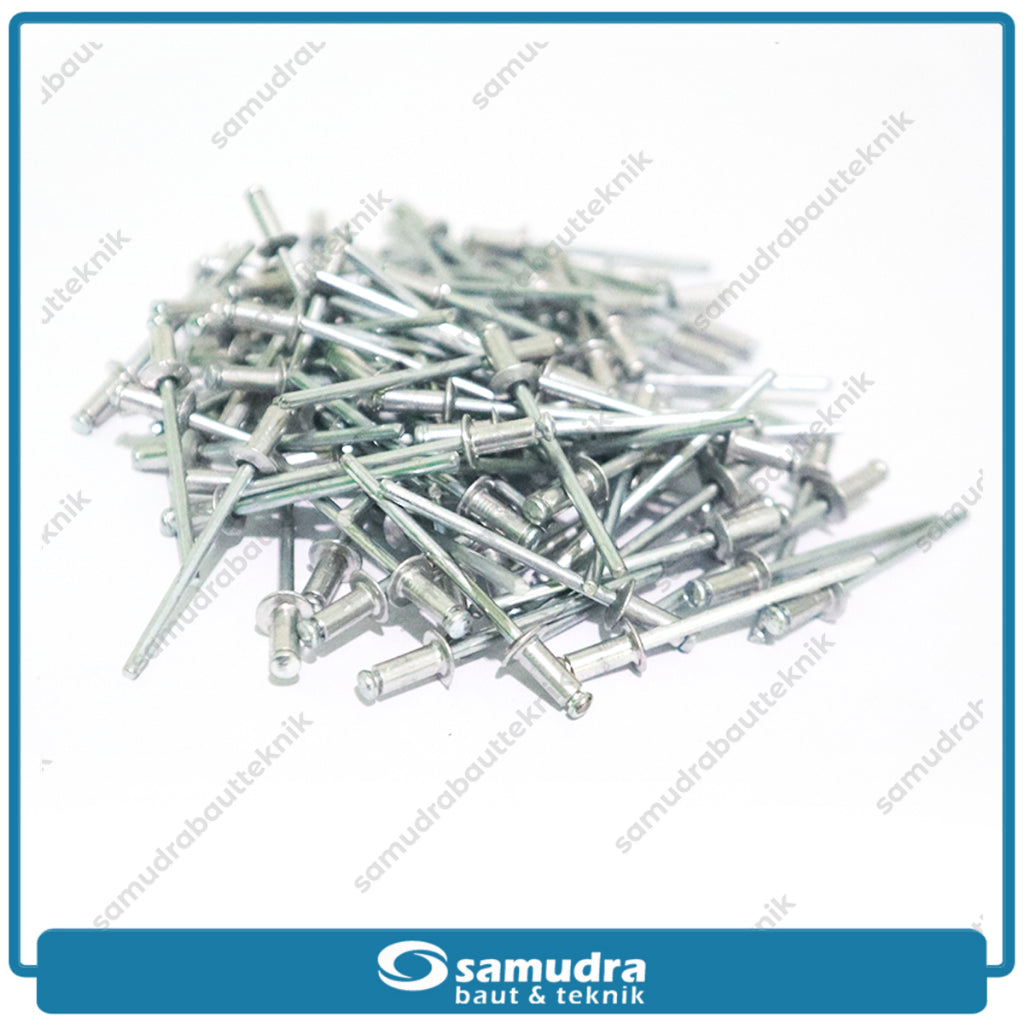 PAKU RIVET ECO 423 100 Pcs 3.2 X 7 Mm Blind Rifet Tembak Aluminium