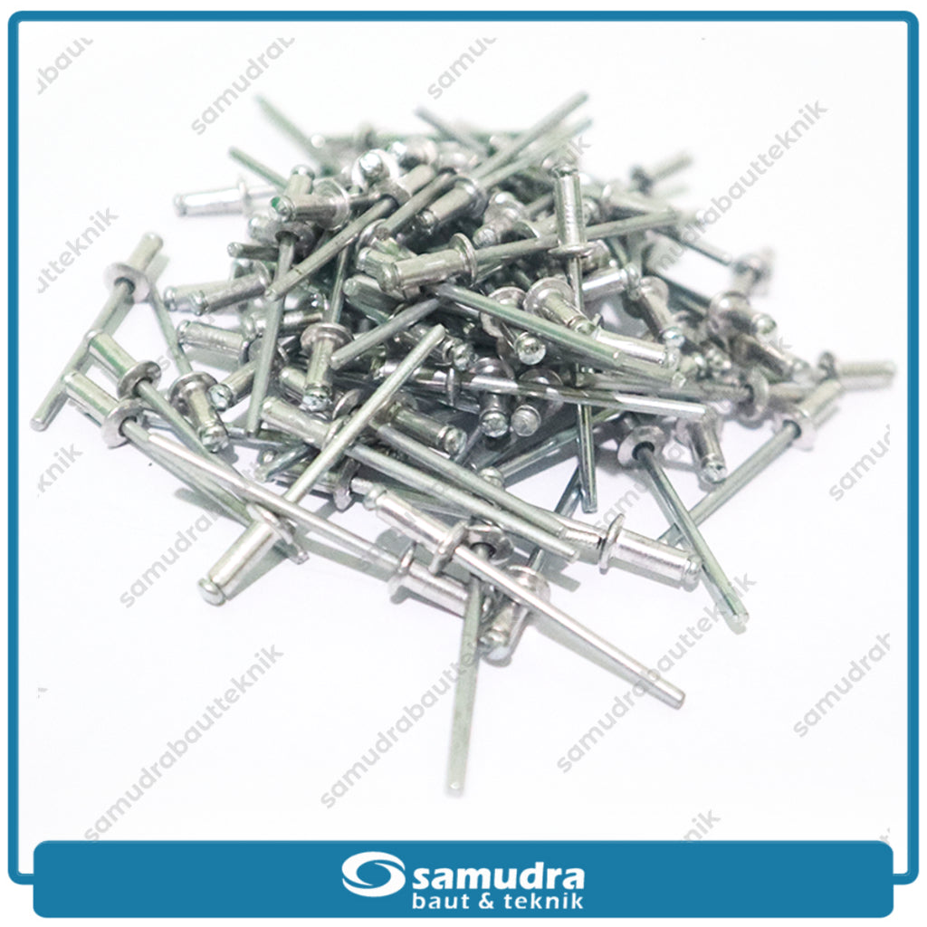 PAKU RIVET ECO 429 100 Pcs 3.2 X 8 Mm Blind Rifet Tembak Aluminium