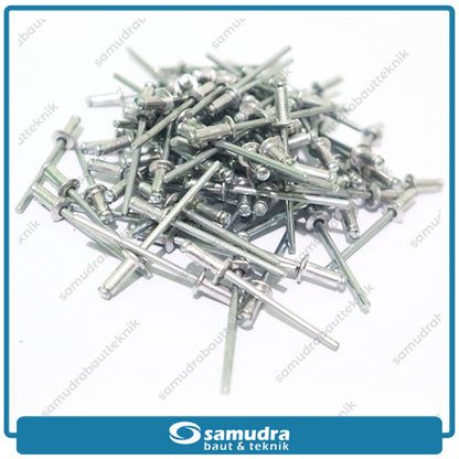 PAKU RIVET ECO 429 100 Pcs 3.2 X 8 Mm Blind Rifet Tembak Aluminium