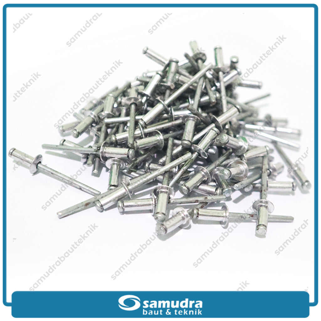 PAKU RIVET ECO 537 100 Pcs 4 X 9.5 Mm Blind Rifet Tembak Aluminium