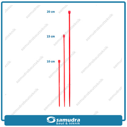 JP Kabel Ties Merah 2.5 x 200 mm - 100 pcs
