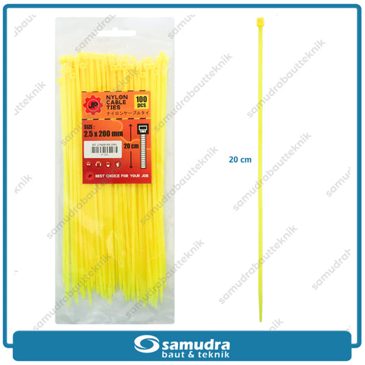 JP Kabel Ties Kuning 2.5 x 200 mm - 100 pcs
