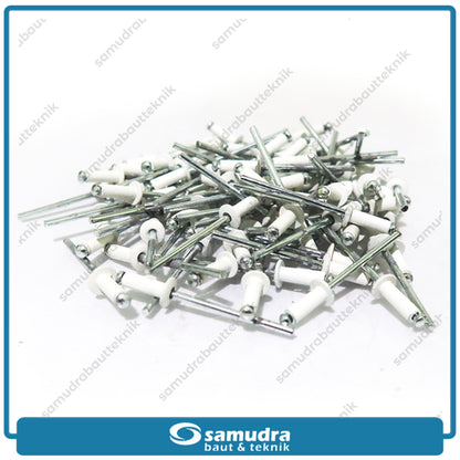 JP Paku Rivet Putih 435 - 100 pcs