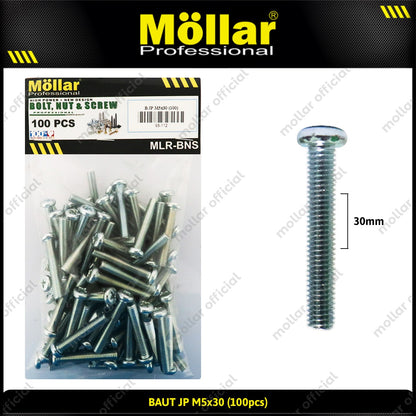 MOLLAR 93-112 Baut JP M5 x 30 - 100 pcs