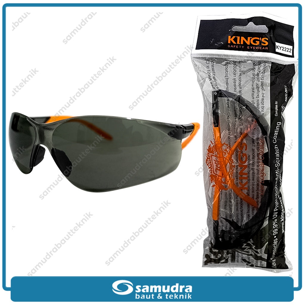 KINGS KY2222 Kacamata Safety Hitam