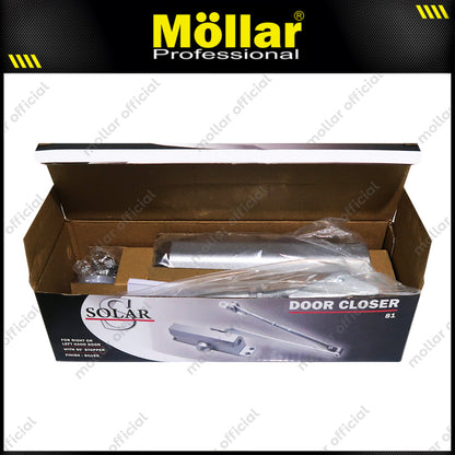 HSS 61 Door Closer Silver / Penutup Pintu Otomatis 90 Derajat