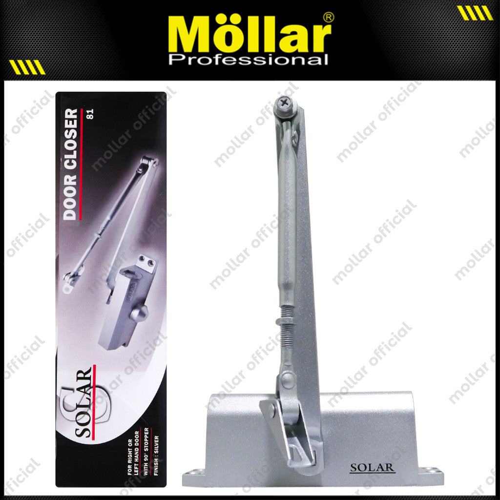 HSS 61 Door Closer Silver / Penutup Pintu Otomatis 90 Derajat