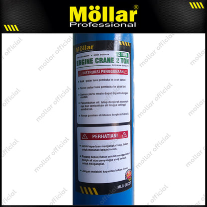 MOLLAR DEC2T Engine Crane 2 ton / Katrol Hidrolik