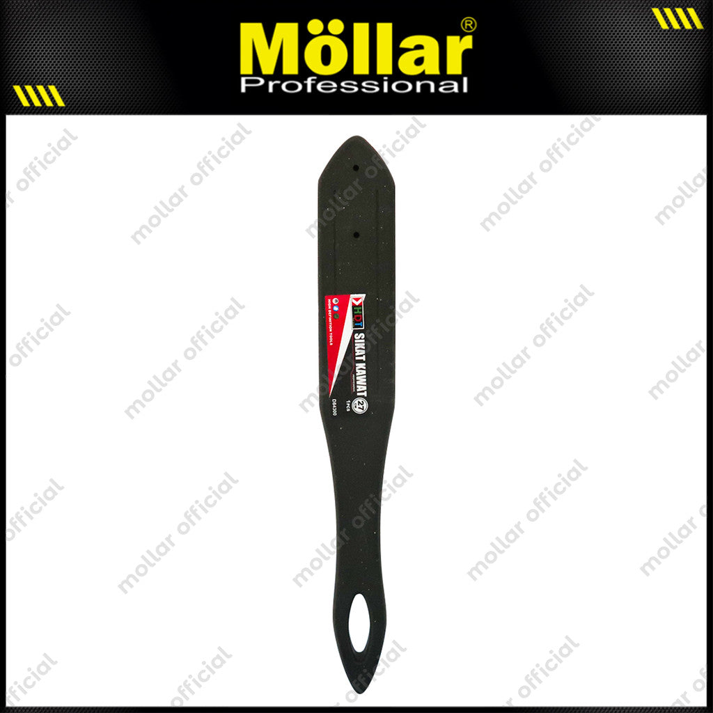 HDT D84300 Sikat Baja Gagang Plastik 6 Baris Hitam