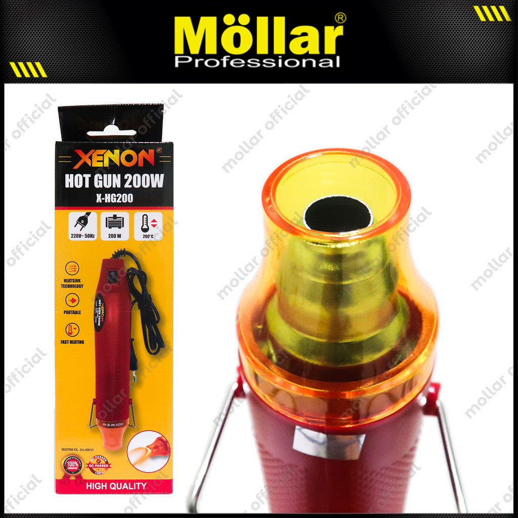 XENON X-HG200 Mesin Hot Gun Las Plastik 200 Watt