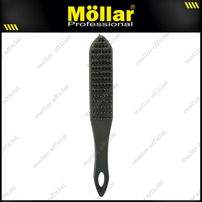 HDT D84300 Sikat Baja Gagang Plastik 6 Baris Hitam