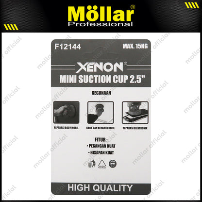 XENON F12142 Kop Kaca Mini Satu Kaki Body Plastik 2.5"