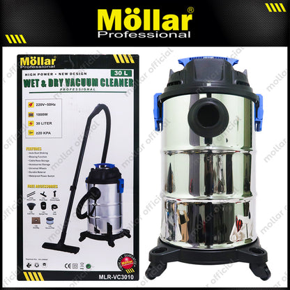MOLLAR VC3010 Mesin Vacuum Cleaner Listrik 30 Liter