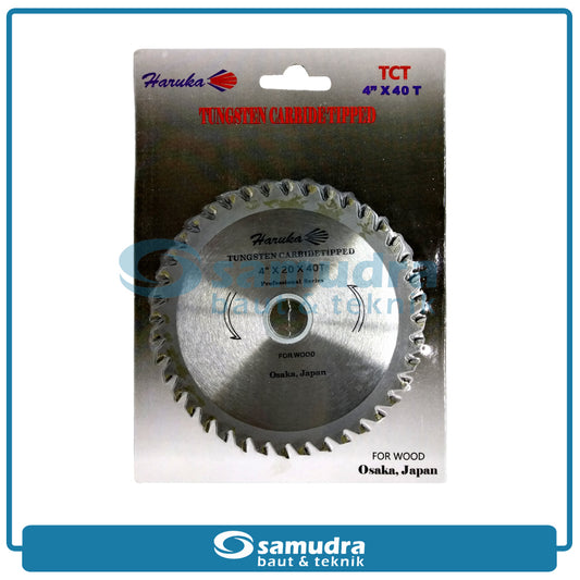 HARUKA Mata Gerinda Potong Kayu 4"x40T / Circular Saw Blade